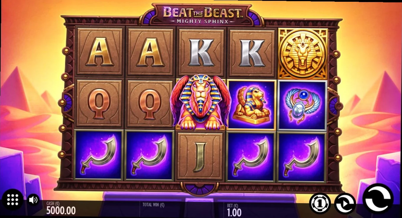 Beat the Beast: Mighty Sphinx von Thunderkick