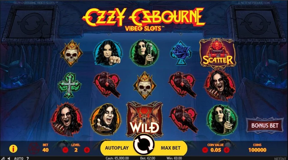 Ozzy Osbourne von NetEnt