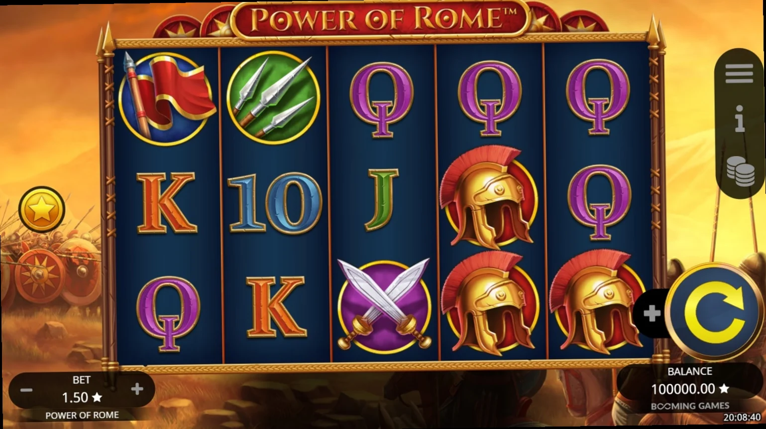 Power of Rome von Relax Gaming